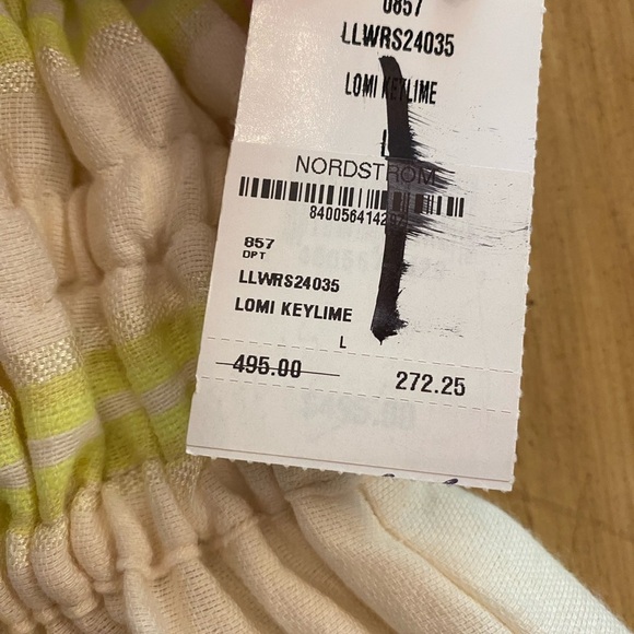 LEMLEM Women’s gete triangle halter maxi dress in lomi keylime NEW large - Picture 5 of 16